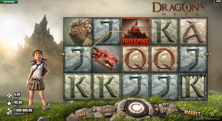 Dragons Myth Slots Game