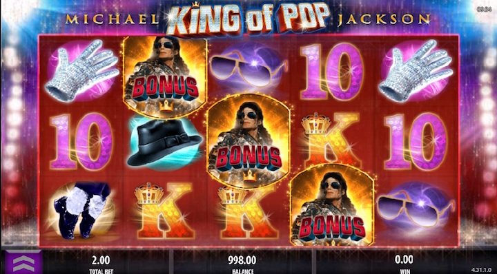 Michael Jackson King of Pop Slot Machine
