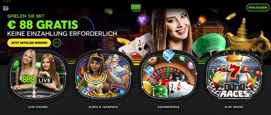 888casino Willkommens Bonus