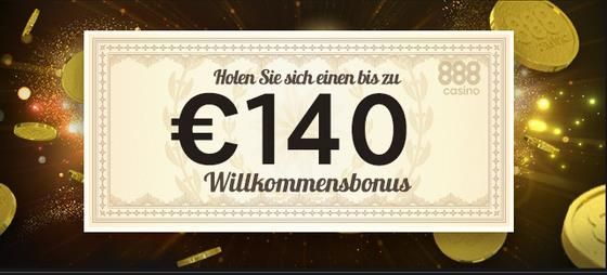 888 Casino Bonus bis zu 140 Euro