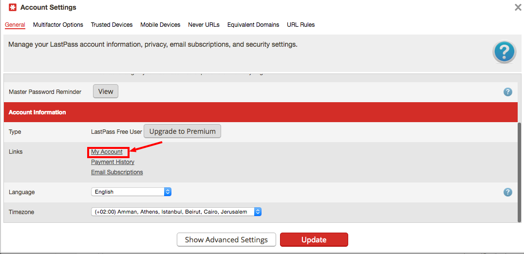 Lastpass Hack: how to close your account 3