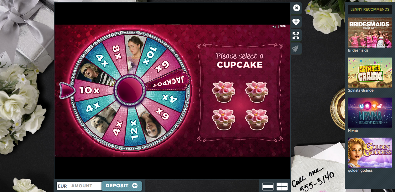 Bridesmaids slots betting
