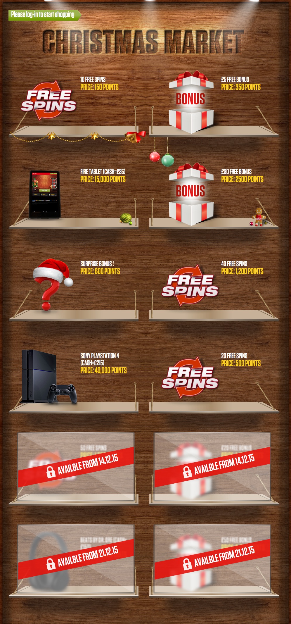 Christmas Market Ladbrokes