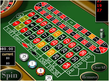 roulette table best odds