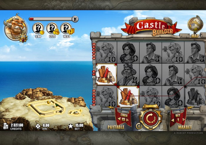 Building Castle in Castle Builder Slots