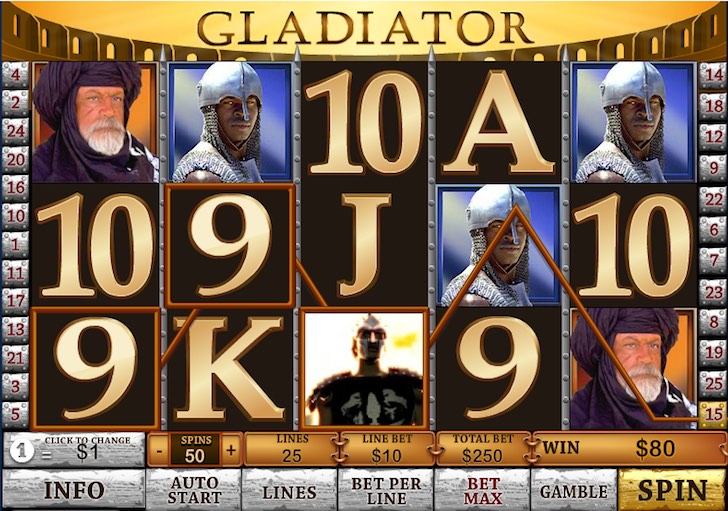 gladiator slot machine