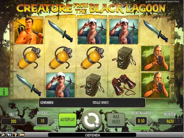 creature from the black lagoon slot machine