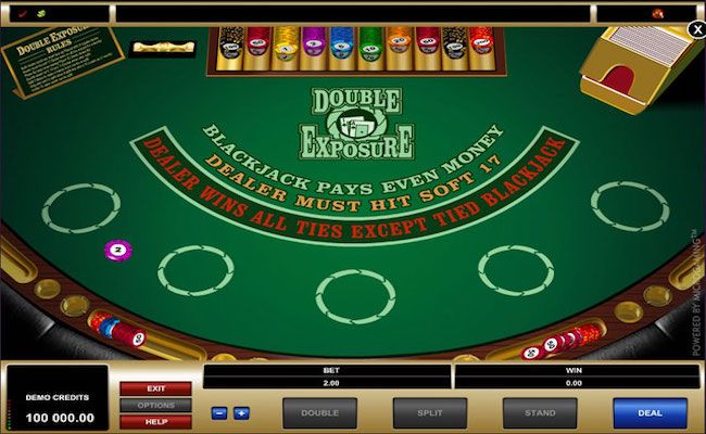 Double Exposure Blackjack