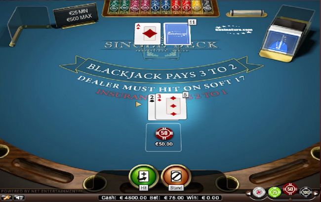 Single Deck Blackjack