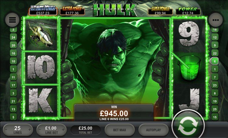 hulk online slots