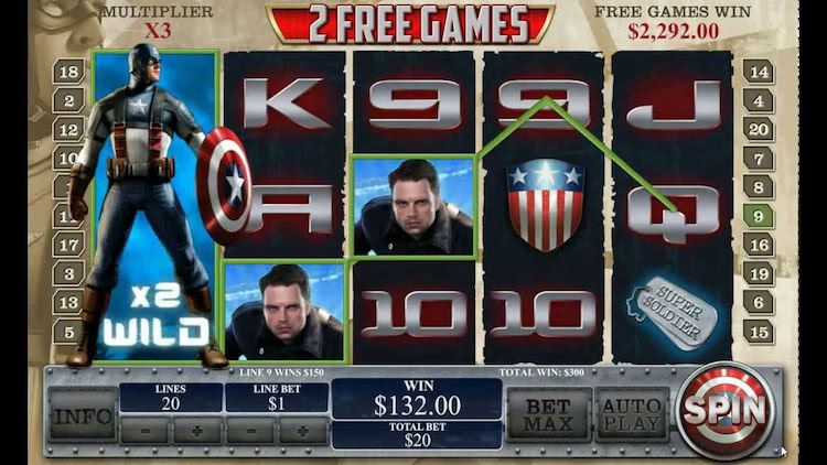 Captain America Slots