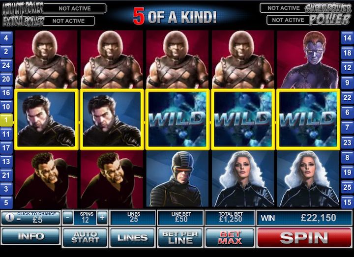 x-men online slots game