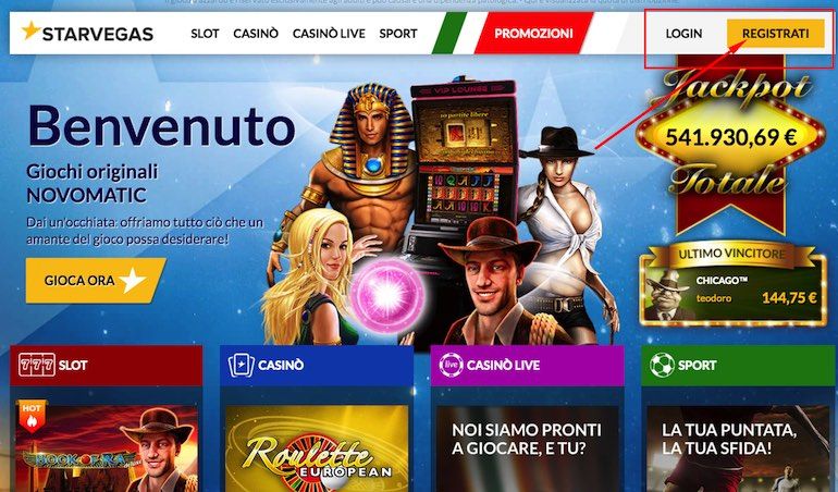 StarVegas Bonus Senza Deposito