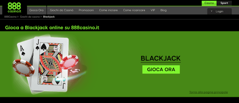 Trucchi Blackjack 888casino