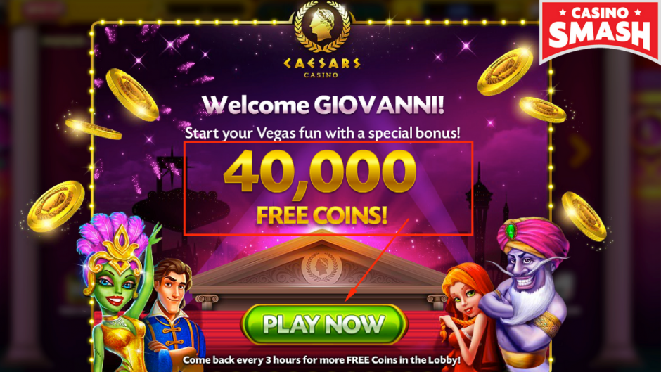 40mila crediti gratis per giocare su Caesars Casino
