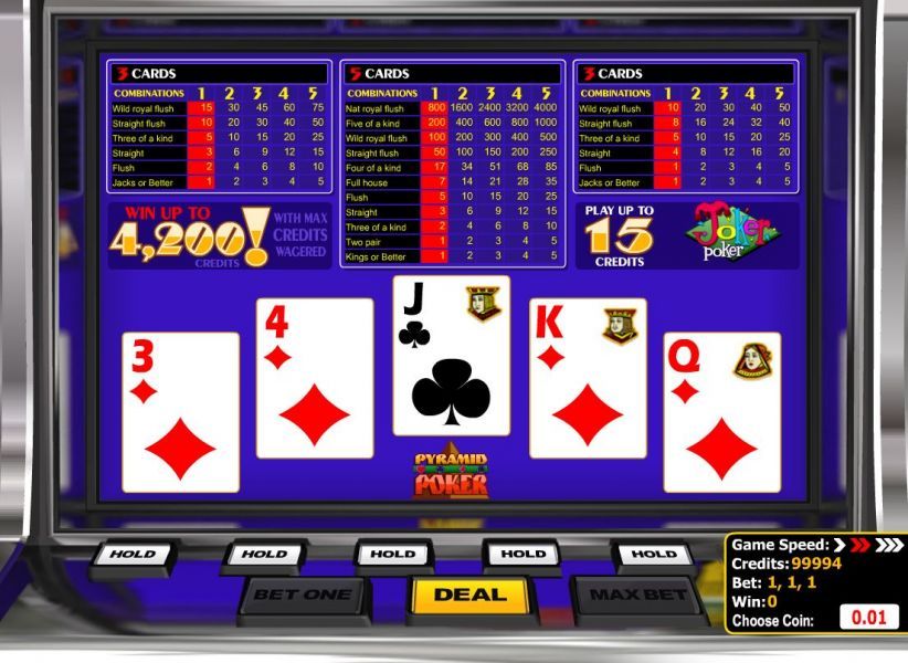 PlayAmo video poker