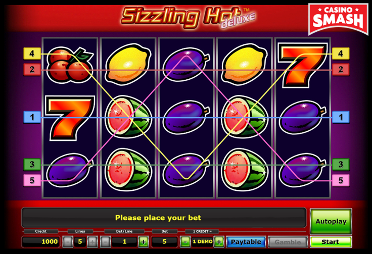 Wie funktioniert das Casino Slot Game Sizzling Hot Deluxe