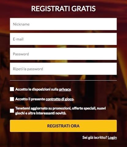 Come registrarsi a StarVegas per giocare a Book of Ra gratis