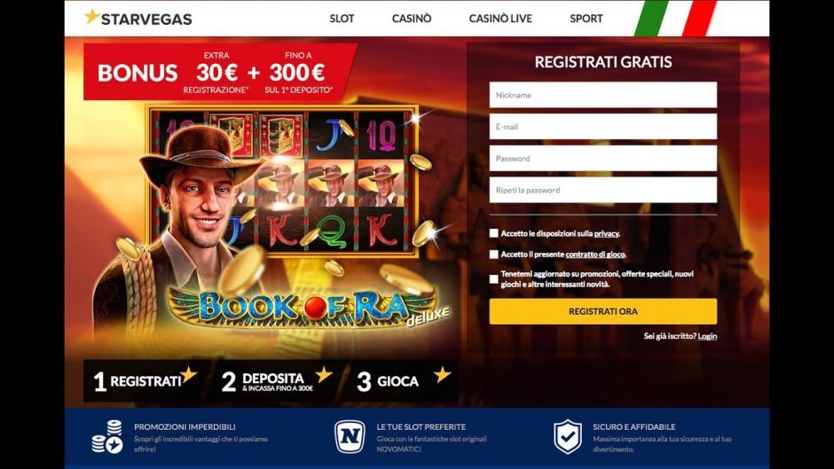 Giocare a Book of Ra Deluxe gratis su StarVegas