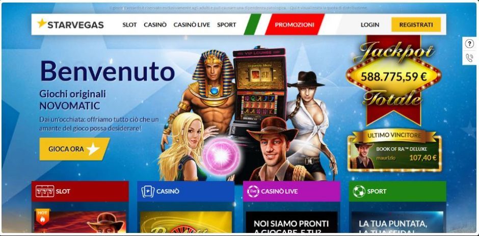 StarVegas - Bonus da 30 Euro Senza Deposito