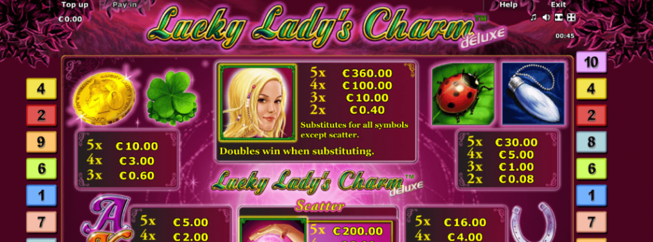Lucky Lady Slot Machine Gratis