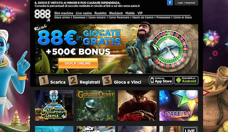 888Casinò Con Deposito Minimo Di 10 Euro