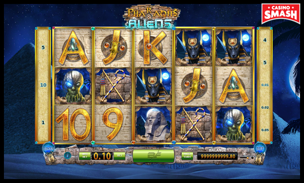 Pharaohs and Aliens egypt slots