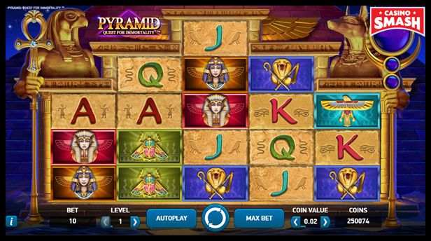 Pyramid: Quest for Immortality egypt slots