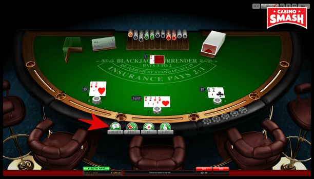 8 deck blackjack surrender strategy