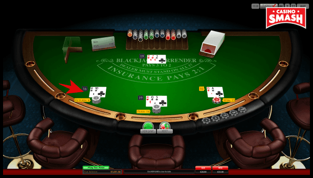 can u surrender before dealer shows blackjack
