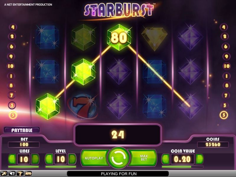 starburst slot trucchi