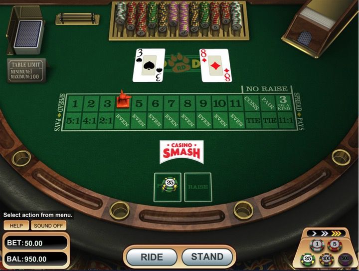 Red Dog Card Game