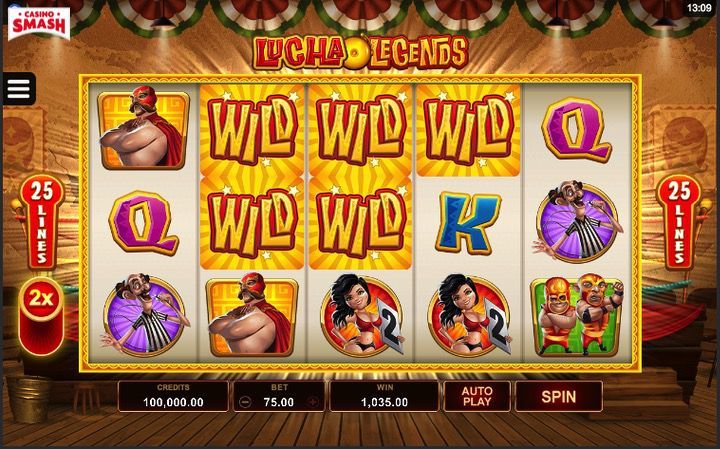 Lucha Legends è una delle migliori Slot in 3d da giocare Gratis