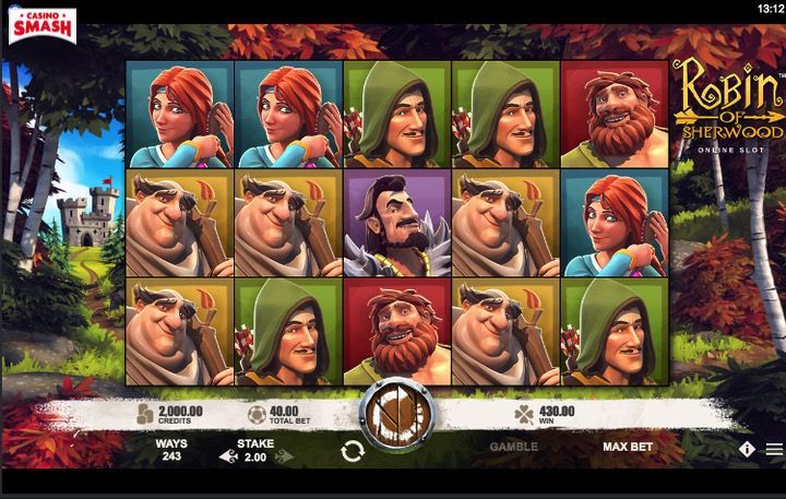 Robin of Sherwood 3D Slot