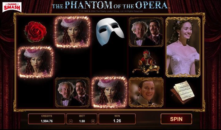 3D Slot Gratis: Il Fantasma dell'Opera