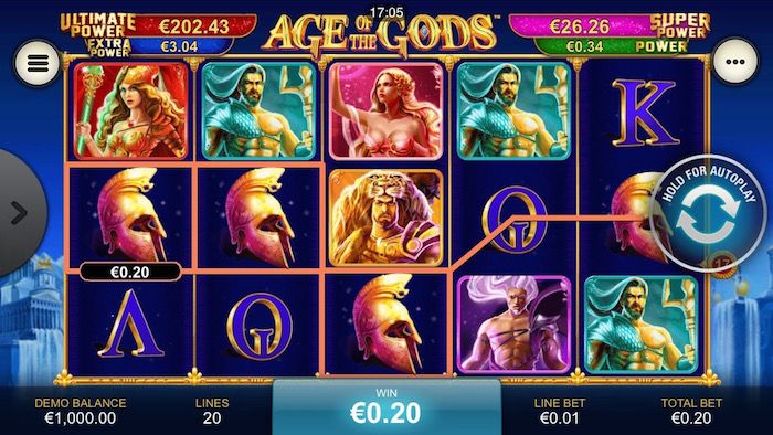 The Age of The Gods - Casino Playtech