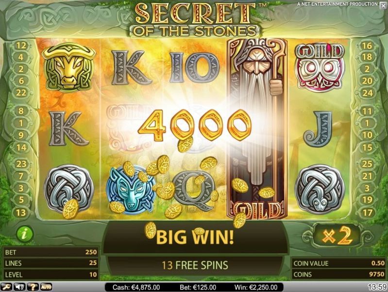 Casino Netent Slot Secret of the Stones