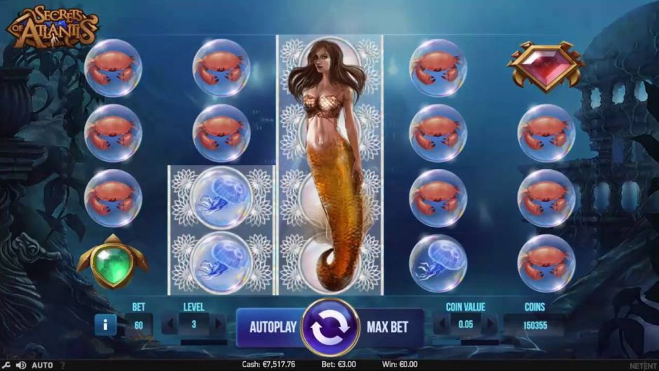 Secret of Atlantis - Slot Netent