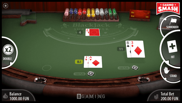 hand signal for surrender in blackjack