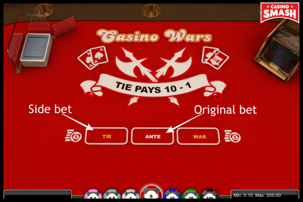 where is the edge in casino war