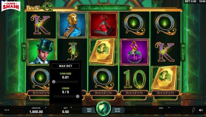 Book of Oz Slot Machine On Line