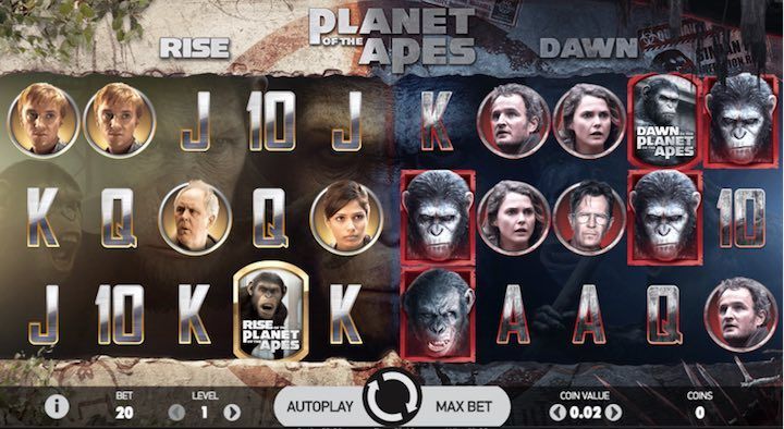 La Nuova Slot Netent del Pianeta delle Scimmia