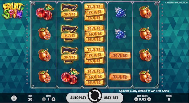 Slot On Line Netent in Italia: Fruit Spin