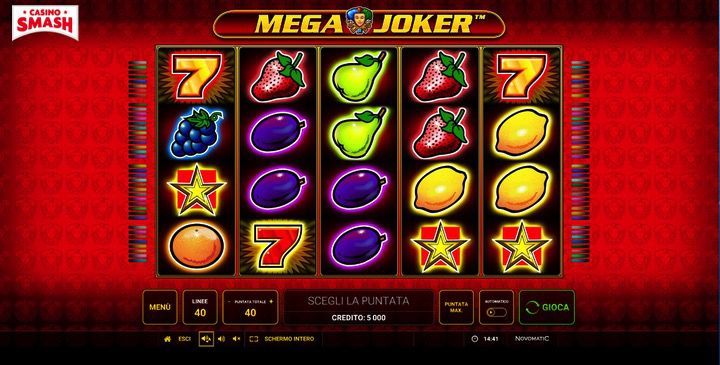 Giri gratis per la video slot Novomatic Mega Joker