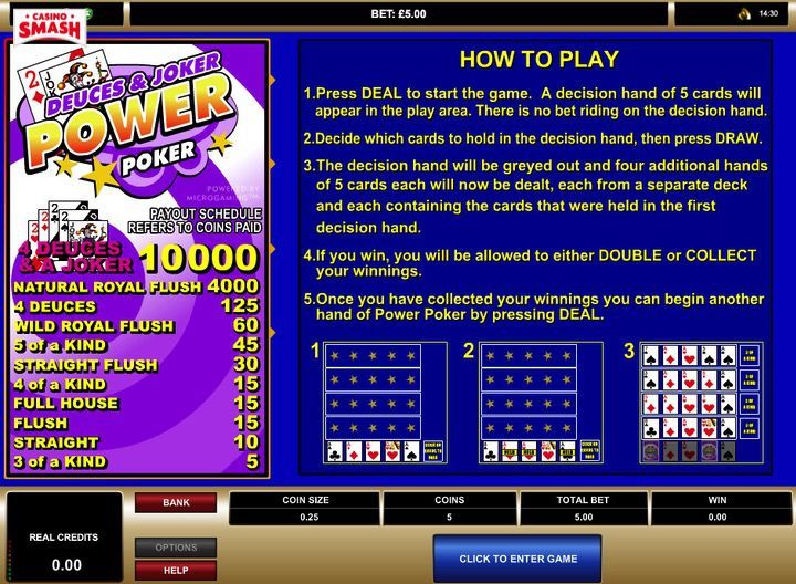 Power Poker Joker Poker
