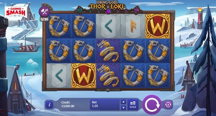 Viking Gods: Thor and Loki è una VLT on line davvero affacinante