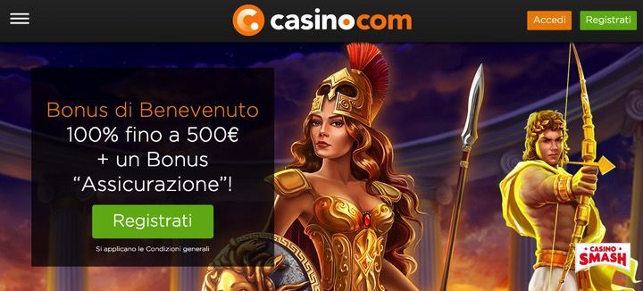 Casino.com Bonus Senza Deposito