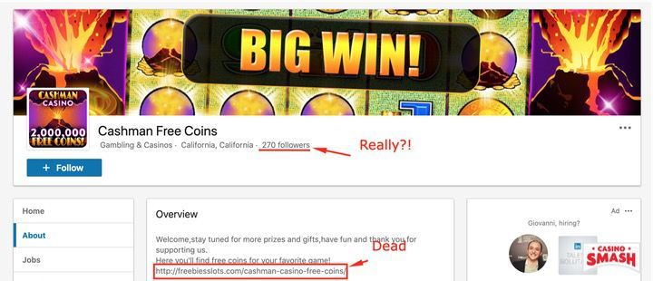 Free Coins For Cashman Slots