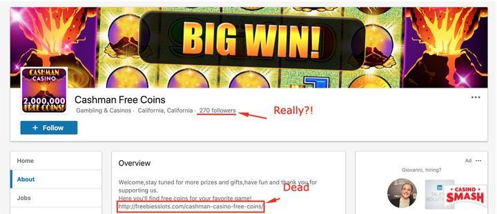 cashman casino free coins