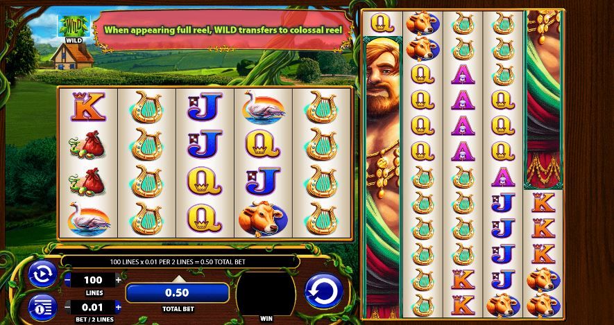 Colossal Reels Giant S Gold Wms Slots Fee Fi Fo Fum Bonus Round Music Youtube